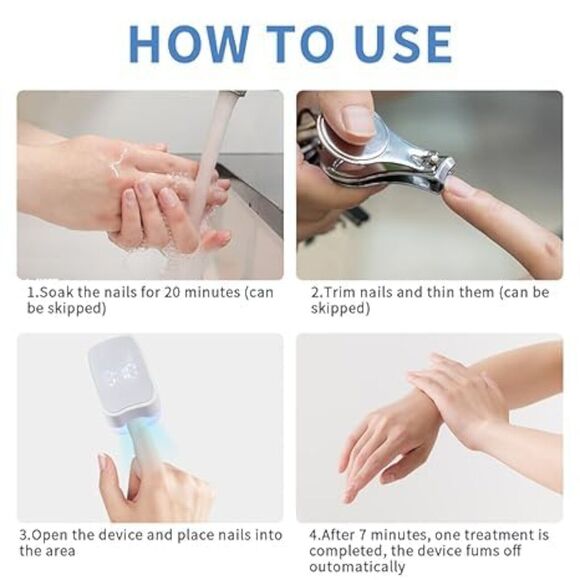 Nail Fungus Cleaning Laser Device 940nm Infrared Light + 500nm Blue Light... - Picture 3 of 15